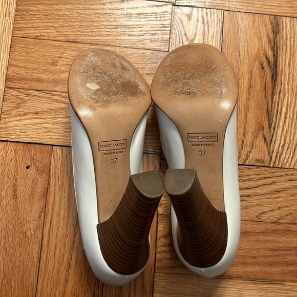 Marc Jacobs Bolla Capretto Heels Latte EUC size 37 - Picture 9 of 13